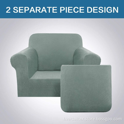 2 Pieces Armchair Cover Chair Slipcover